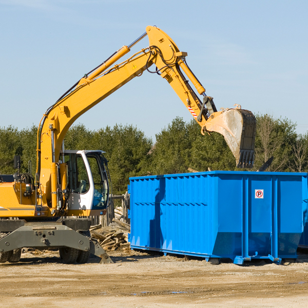 are there any restrictions on where a residential dumpster can be placed in Unionville North Carolina